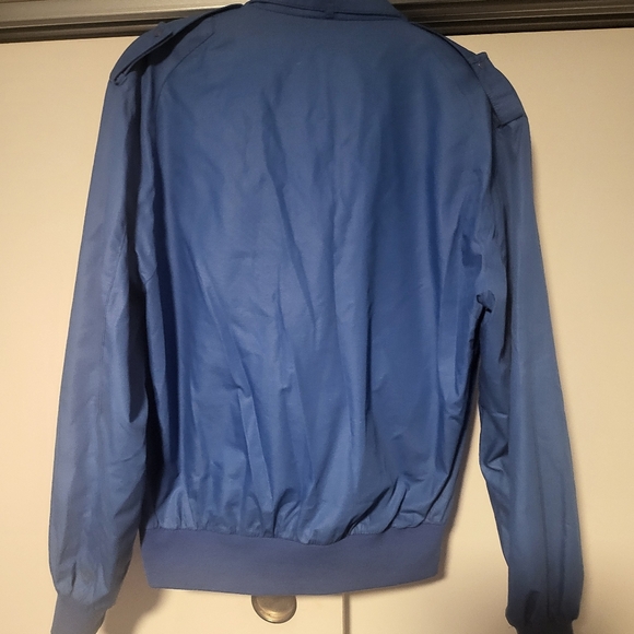 Vintage Members Only Blue Windbreaker Jacket. - Picture 2 of 10